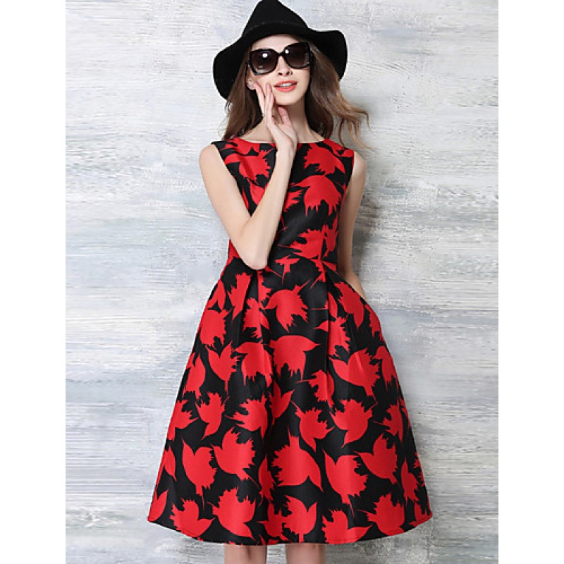  Women's Vintage Going out / Party/ Sophisticated Swing Pin up Dress